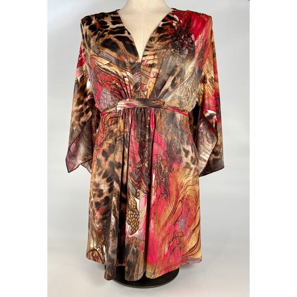 Y2K Dark Romance Babydoll Top MEDIUM Whimsigoth Fairy Grunge Festival Peasant - Picture 1 of 10